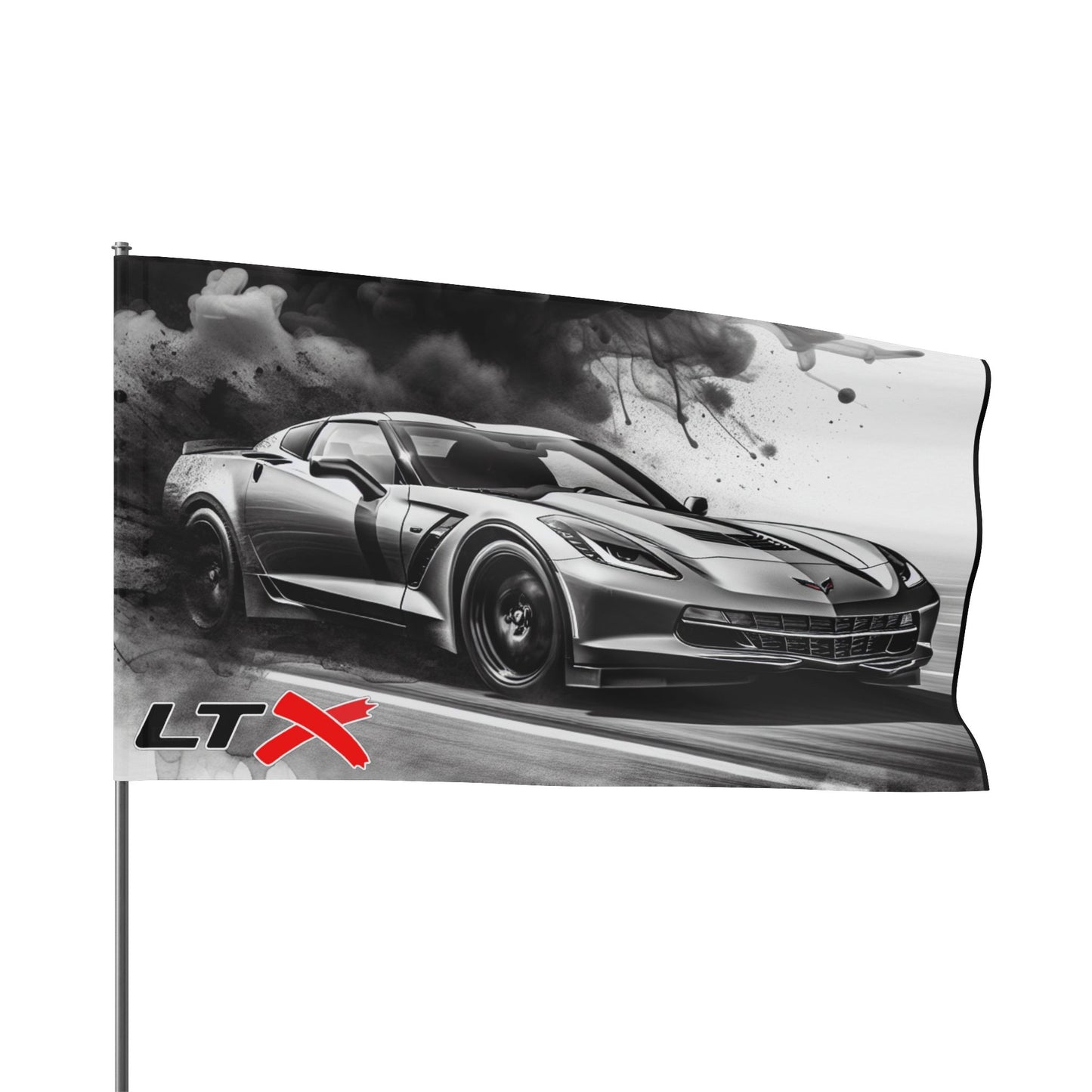 C7 Corvette Water Color Flag 3’x5’