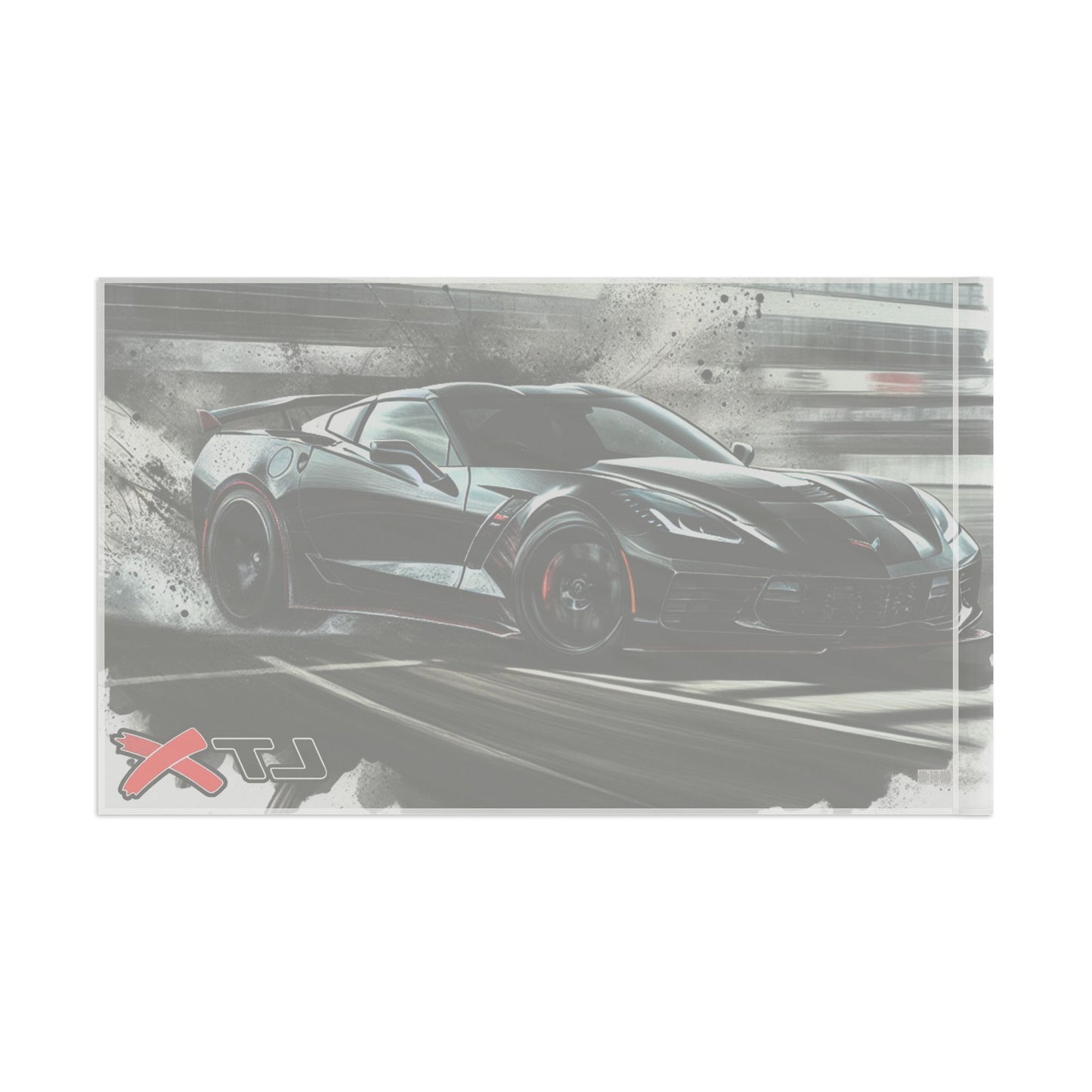 C7 Corvette Burnout Flag 3’x5’