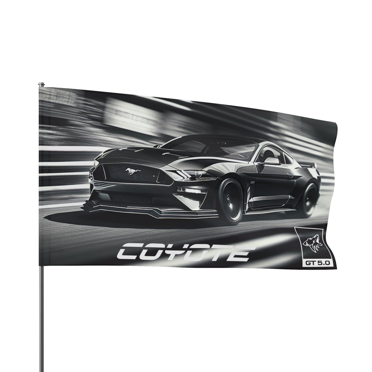 Coyote Ford Mustang Flag. 3’x5’